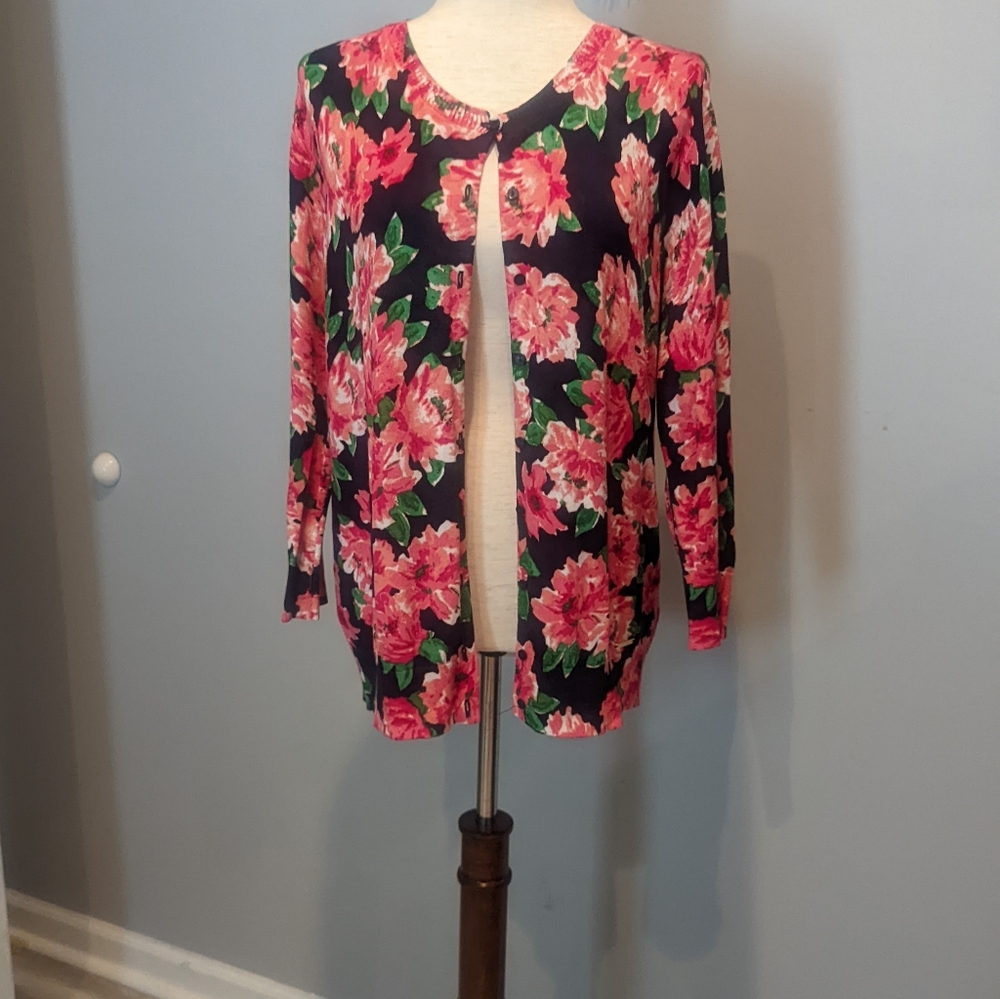 Ellen Tracy Cardigan Sz L
